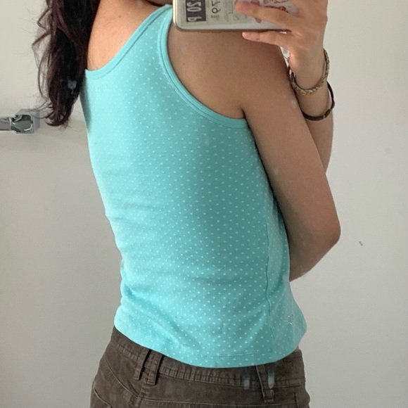 cutest little teal tank top!! - Picture 3 of 5